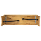 40 x 12 Antique Rustic Solid Pine Folding Farm Bench