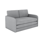 Porch & Den Claiborne Reversible 5.1 inches Foam Fabric Loveseat and Sofa Bed