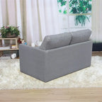 Porch & Den Claiborne Reversible 5.1 inches Foam Fabric Loveseat and Sofa Bed