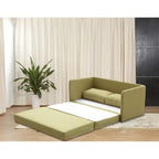 Porch & Den Claiborne Reversible 5.1 inches Foam Fabric Loveseat and Sofa Bed