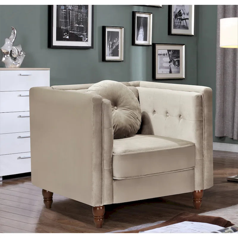 Roberta Velvet Armchair