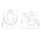 Relax-R Strand Leisure Accent Chair in Khaki Fabric
