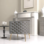 SEYNAR Mid-Century Modern Velvet Round Accent Chair for Living Room