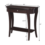 Convenience Concepts Newport 1 Drawer Console Table with Shelf