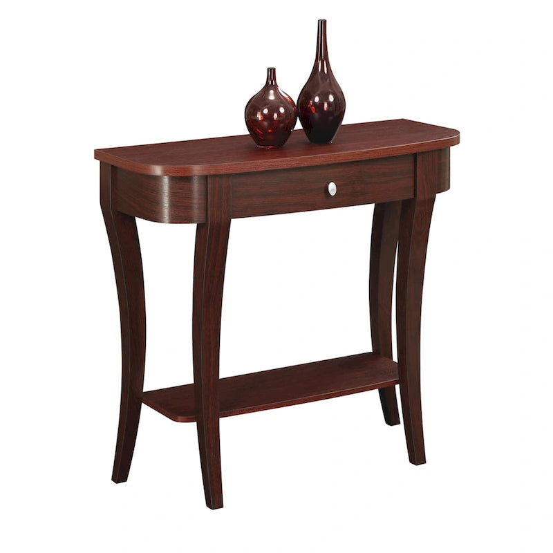 Convenience Concepts Newport 1 Drawer Console Table with Shelf