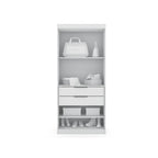 Mulberry Open 2 Sectional Modern Wardrobe Closet