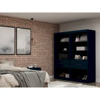 Mulberry Open 2 Sectional Modern Wardrobe Closet