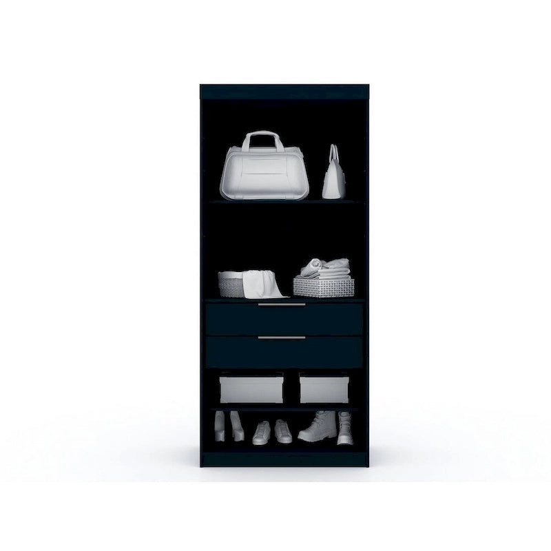 Mulberry Open 2 Sectional Modern Wardrobe Closet