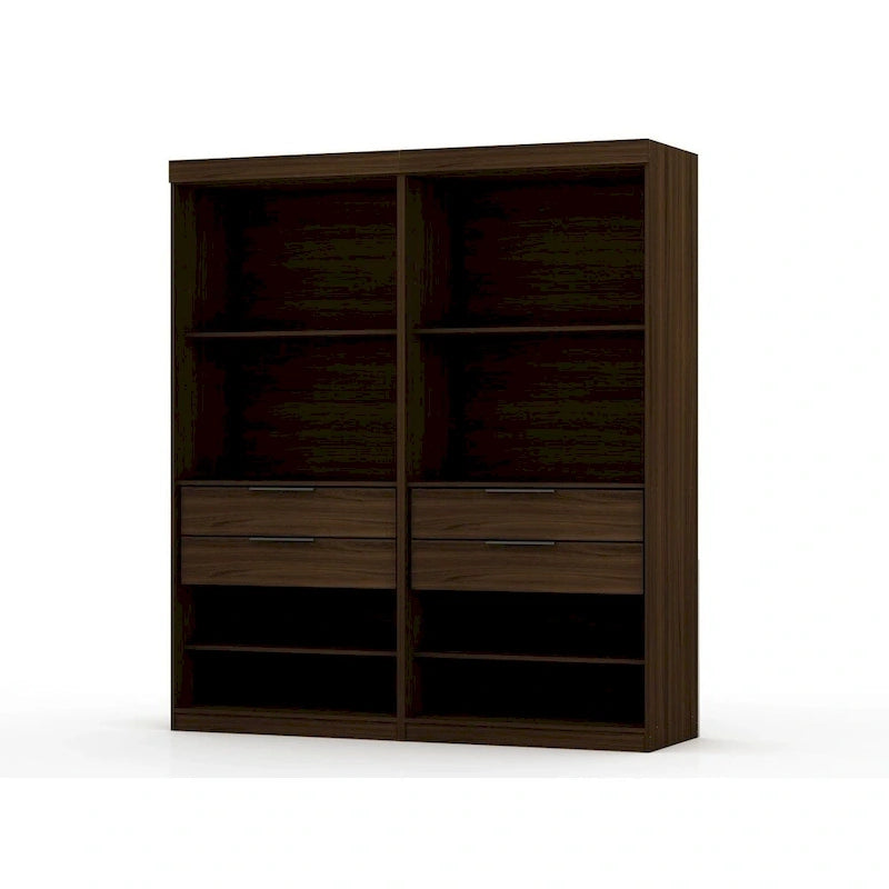 Mulberry Open 2 Sectional Modern Wardrobe Closet