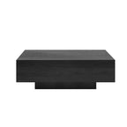 Mid Century Modern Coffee TableMinimalist Wood Veneer Coffee Table with Storage for Living Room, Fully-assembled