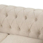 Morden Fort Chesterfield Sofa Living Room Furniture Couches Linen