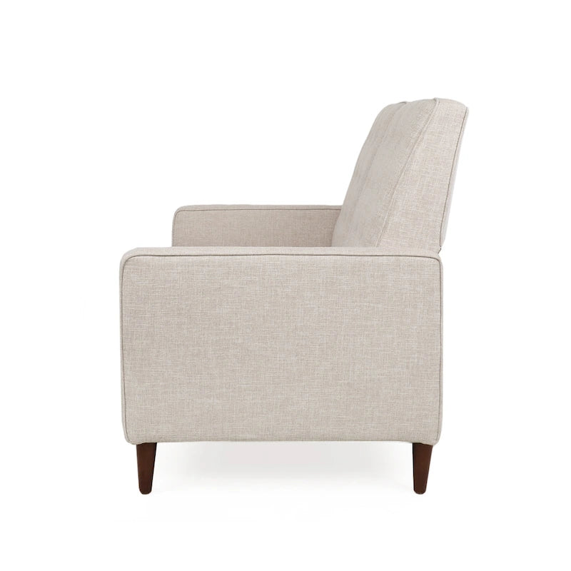 Denison Upholstered Loveseat Pushback Recliner by Christopher Knight Home