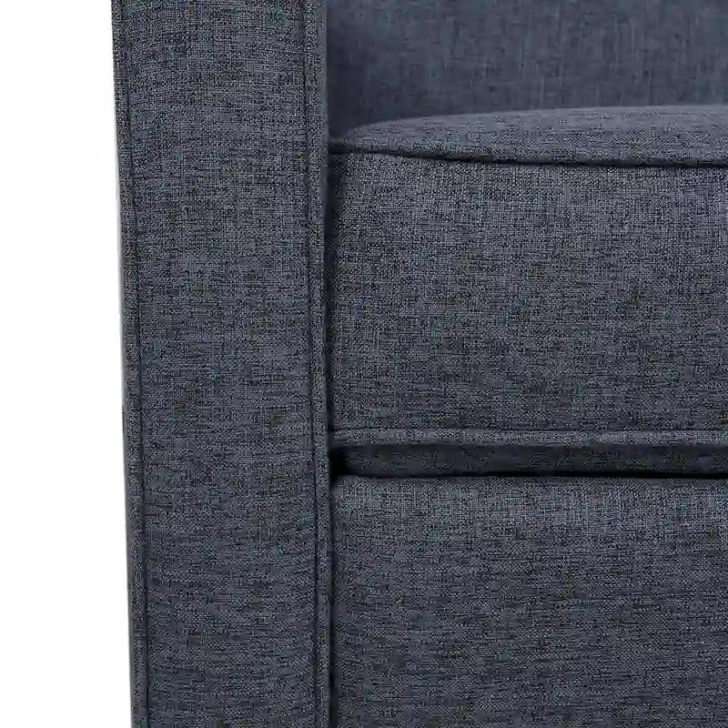 Denison Upholstered Loveseat Pushback Recliner by Christopher Knight Home