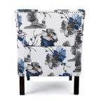 Boaz Floral Fabric Club Armchair by Christopher Knight Home