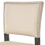 Mayfield Contemporary Linen Barstool (Set of 2) by Christopher Knight Home - 22.25 D x 18.50 W x 44.50 H