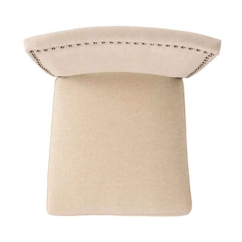 Mayfield Contemporary Linen Barstool (Set of 2) by Christopher Knight Home - 22.25 D x 18.50 W x 44.50 H