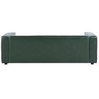 Goyette Faux Leather 3 Seater Sofa by Christopher Knight Home