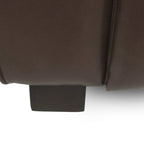 Goyette Faux Leather 3 Seater Sofa by Christopher Knight Home