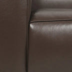 Goyette Faux Leather 3 Seater Sofa by Christopher Knight Home