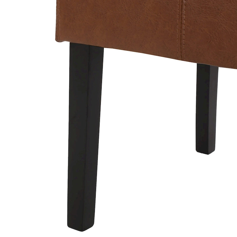 Pertica Upholstered T-Stitch Dining Chairs (Set of 6) by Christopher Knight Home