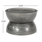 Minkler Iron Hourglass Coffee Table by Christopher Knight Home