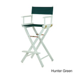 White Frame 30-inch Director's Chair