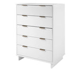 Manhattan Comfort Granville 45.27 Modern Tall 5 Drawer Dresser