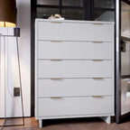 Manhattan Comfort Granville 45.27 Modern Tall 5 Drawer Dresser
