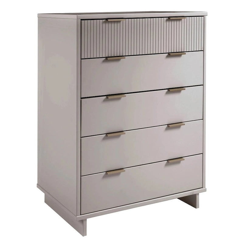 Manhattan Comfort Granville 45.27 Modern Tall 5 Drawer Dresser