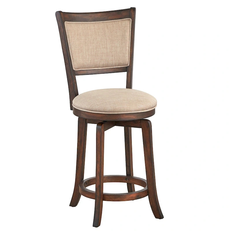 Simple Living French Country 24-inch Counter Height Swivel Bar Stool