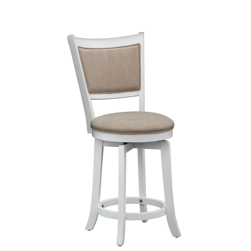 Simple Living French Country 24-inch Counter Height Swivel Bar Stool