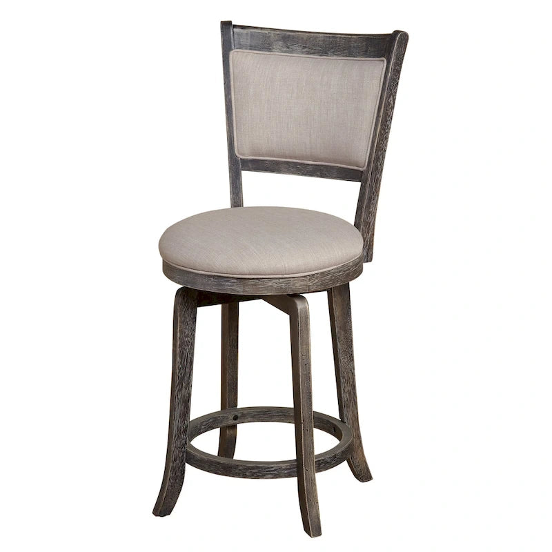 Simple Living French Country 24-inch Counter Height Swivel Bar Stool