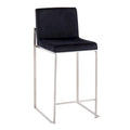 Silver Orchid Forrest High Back Counter Stool - Set of 2