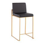 Silver Orchid Forrest High Back Counter Stool - Set of 2