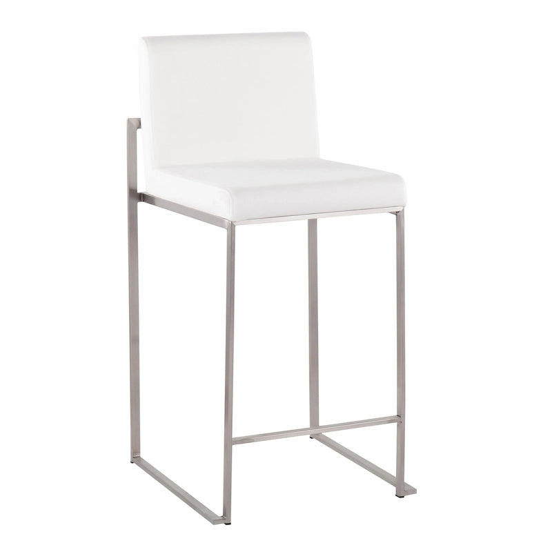 Silver Orchid Forrest High Back Counter Stool - Set of 2