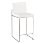 Silver Orchid Forrest High Back Counter Stool - Set of 2