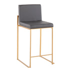Silver Orchid Forrest High Back Counter Stool - Set of 2