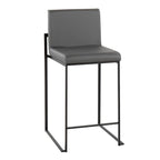 Silver Orchid Forrest High Back Counter Stool - Set of 2