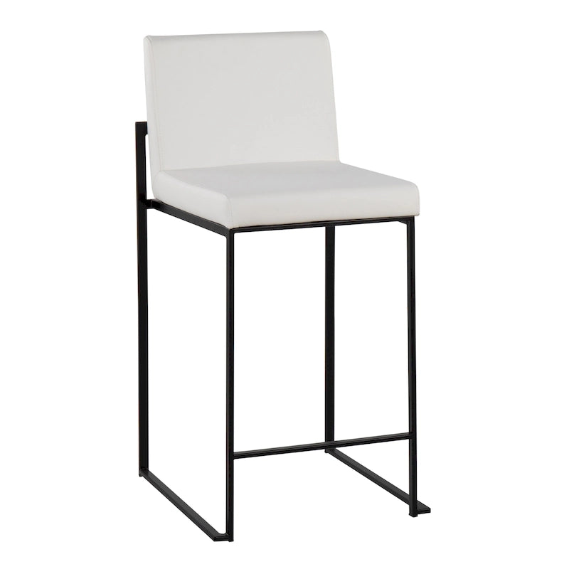 Silver Orchid Forrest High Back Counter Stool - Set of 2