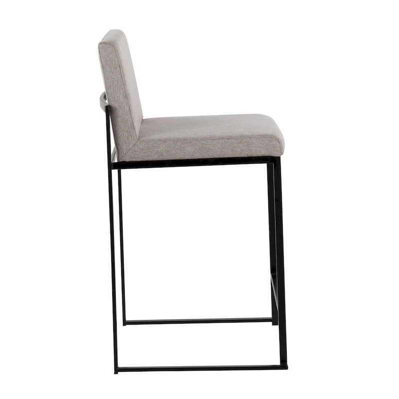 Silver Orchid Forrest High Back Counter Stool - Set of 2