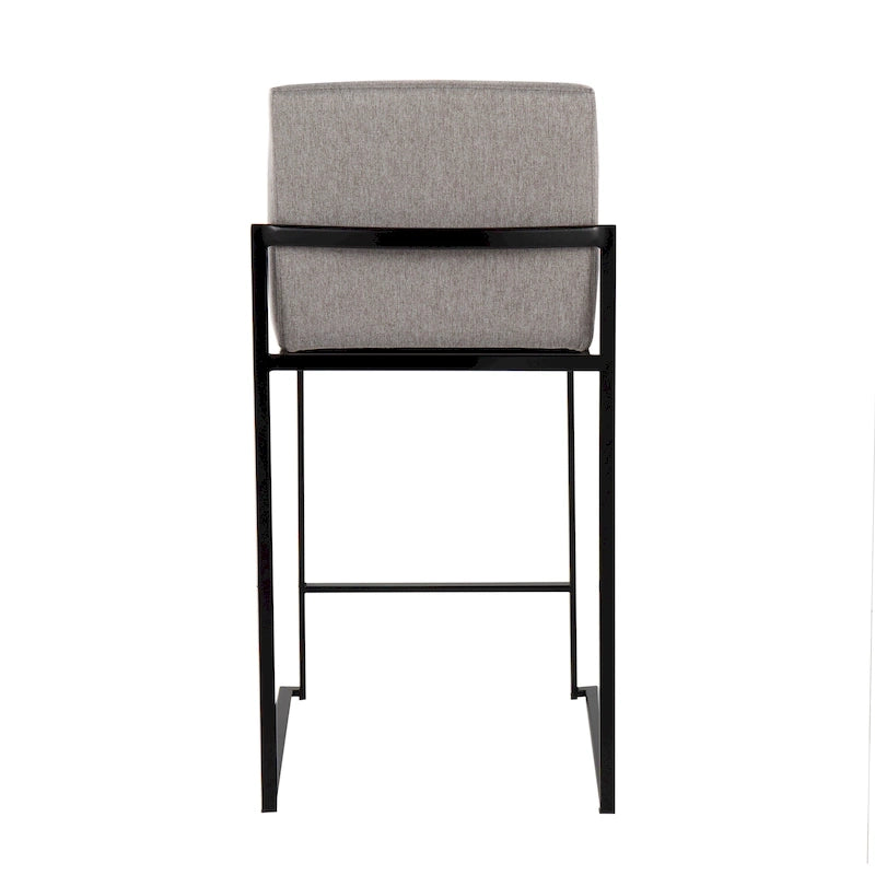 Silver Orchid Forrest High Back Counter Stool - Set of 2