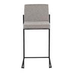 Silver Orchid Forrest High Back Counter Stool - Set of 2