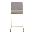 Silver Orchid Forrest High Back Counter Stool - Set of 2