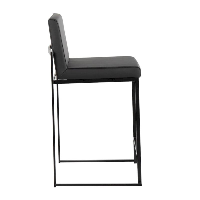 Silver Orchid Forrest High Back Counter Stool - Set of 2