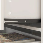 6 Drawer Tall Dresser with Sturdy Wood Frame Drawer Chest for Bedroom
