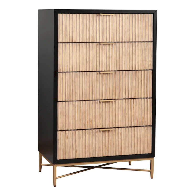 Origins by Alpine 5 Drawer Larsen Chest