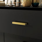 FUFU&GAGA 47.2W 6 Drawer Double Dresser Drawer Storage Chest Lacquer