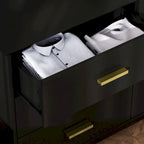 FUFU&GAGA 47.2W 6 Drawer Double Dresser Drawer Storage Chest Lacquer