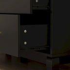 FUFU&GAGA 47.2W 6 Drawer Double Dresser Drawer Storage Chest Lacquer