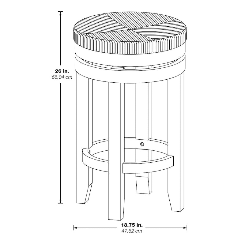 26 Swivel Stool (2-Pack)
